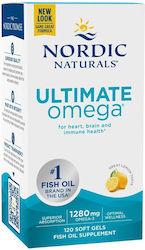 Nordic Naturals Ultimate Omega Ιχθυέλαιο 1280mg 120 μαλακές κάψουλες