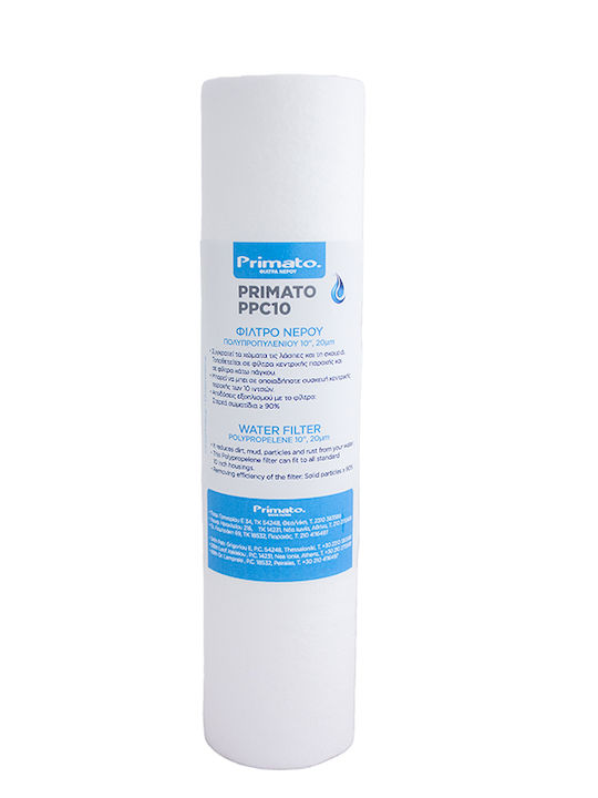 Primato Filtru de Apă de Înlocuire Alimentare centrală din Polipropilenă 10" 20 μm - micrometru