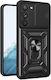 Techsuit CamShield Series Umschlag Rückseite Kunststoff / Silikon Schwarz (Galaxy S22 5G)