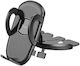 Hoco H11 Car Mobile Mount 4.7" - 4.7" with Adjustable Hooks Black