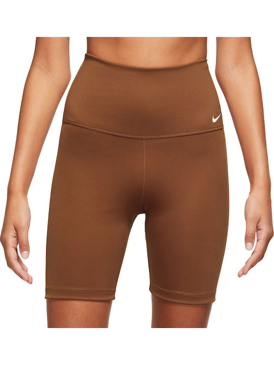 Nike One Ausbildung Frauen Fahrrad Leggings Braun DV9022-246