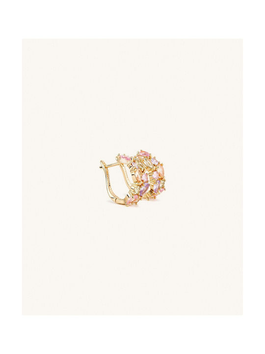 Arianeta Earrings Gold/Pastel Multicolour