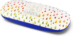 Legami Milano Glasses and Pen Case Brillenetui, Sunglasses Case After Rain Comes The Rainbow 1Stück