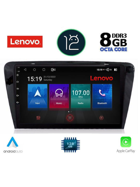 Lenovo Sistem Audio Auto pentru Skoda Octavia 2013-2021 (Bluetooth/USB/WiFi/GPS) cu Ecran Tactil 10.1"
