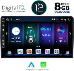 Digital IQ Sistem Audio Auto pentru Peugeot Partener Citroen Berlingo 2008-2018 (Bluetooth/USB/WiFi/GPS/Apple-Carplay) cu Ecran Tactil 9"