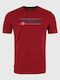 Volcano T-ENDURANCE Tricou imprimat pentru bărbați - roșu