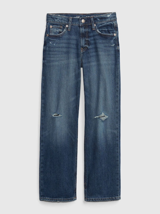 GAP Girls Denim Trouser Blue