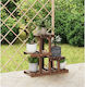 vidaXL 362869 Wooden Plant Tower