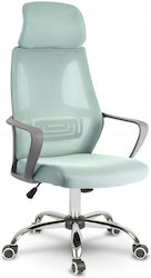 Office Chair with Arms Turquoise Praga Sofotel