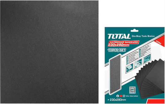 Total Φύλλο Λείανσης Απλό K400 280x230mm