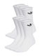 adidas Trefoil Cushion Спортни Чорапи Бял 6 чифта