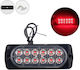 Factory Комплект фарове за ремарке LED с винтове 12 / 24V 11см 12 SMD 1бр