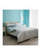 Charalambidis Textiles Duvet Cover Single 160x240 Mosaic Turquoise