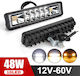 Factory Waterproof Headlights Car in Bar Shape LED 12V 48W 15cm with White Lighting 1pcs
