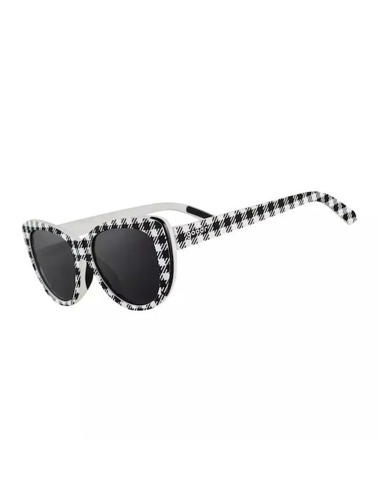 Goodr Runway Gingham Is Sooo Last Sunglasses with Multicolour Plastic Frame and Black Lens