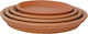 Ceramart Plate Pot Ceramic Brown 17x17cm 1082-17