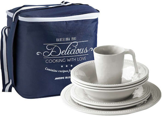 Marine Business Alb Set de Vase 24buc