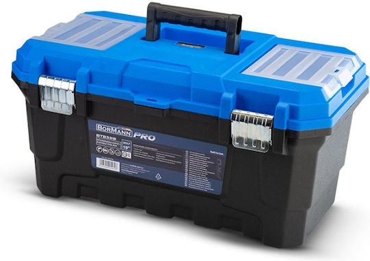 Bormann Pro BTB3312 Куфар за ръчни инструменти Пластмаса с табакиера Ш48.5xД28.5xВ24см