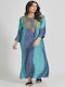 Ble Resort Collection Women's Maxi Caftan Beachwear Green