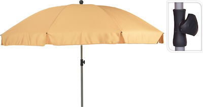 Koopman Foldable Beach Umbrella Diameter 2.5m Mustard
