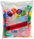 Set of 100 Balloons Latex Multicolour Jumbo 120cm