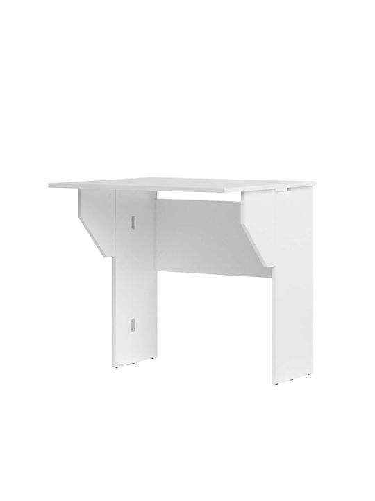 Bongo Table Kitchen Collapsible Wooden White 78x70x75cm