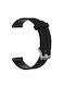 Silicone strap easy click Black 18mm