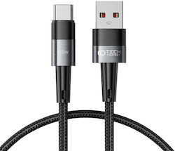 Tech-Protect Ultraboost USB 2.0 Kabel USB-C männlich - USB-A 66W Gray 0.25m