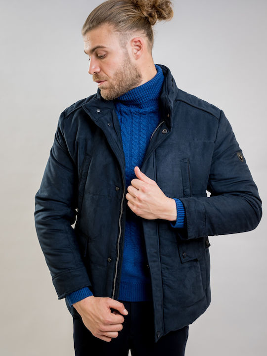 Jacket Blue Alcantara SEA BARRIER