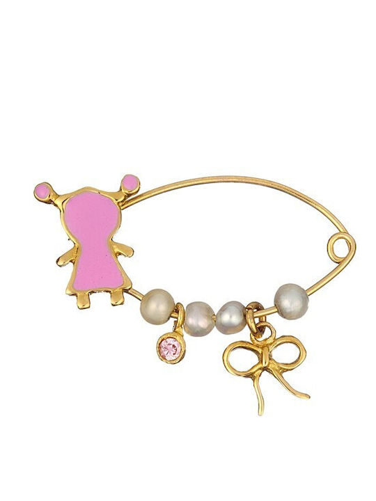 Children's safety pin 9 Carats