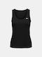 Only Women's Athletic Blouse Sleeveless Black