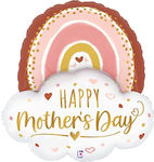 Μπαλόνι Foil Γιορτής Μητέρας Mother's Day Boho Rainbow Πολύχρωμο 46εκ.