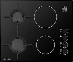 La Germania Autonomous Cooktop with Natural Gas & Electric Burners 60x51cm