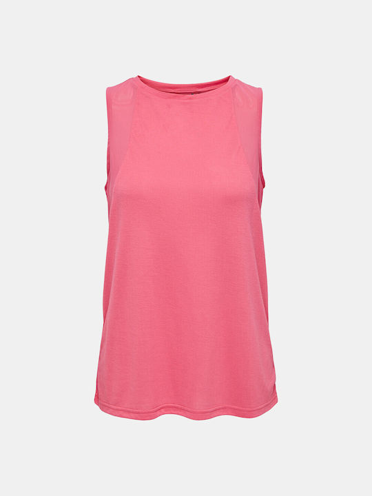 Only Play Damen Sport T-Shirt Sun Kissed Coral
