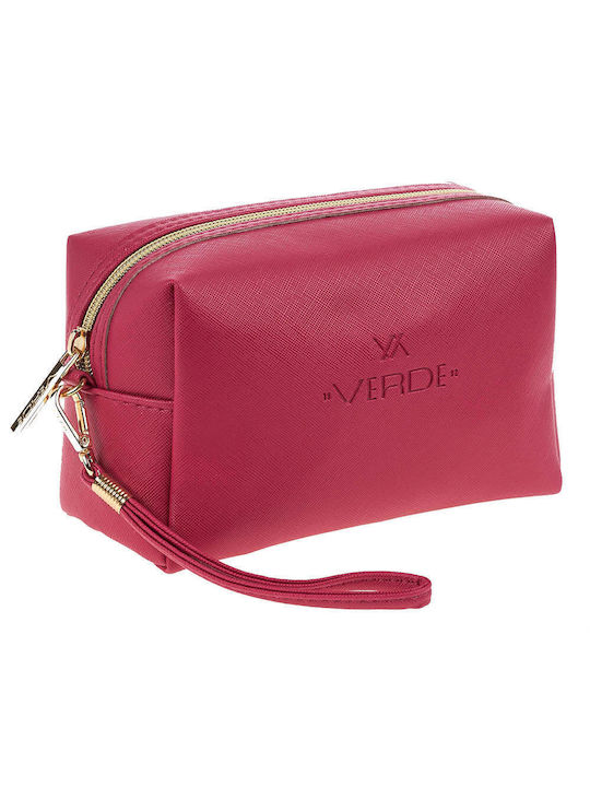 Verde Toiletry Bag in Red color