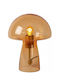 Lucide Lightning Fungo Decorative Lamp Mushroom with Socket for Bulb E27 Honey