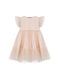 Lapin Kids Dress Tulle Sleeveless Pink