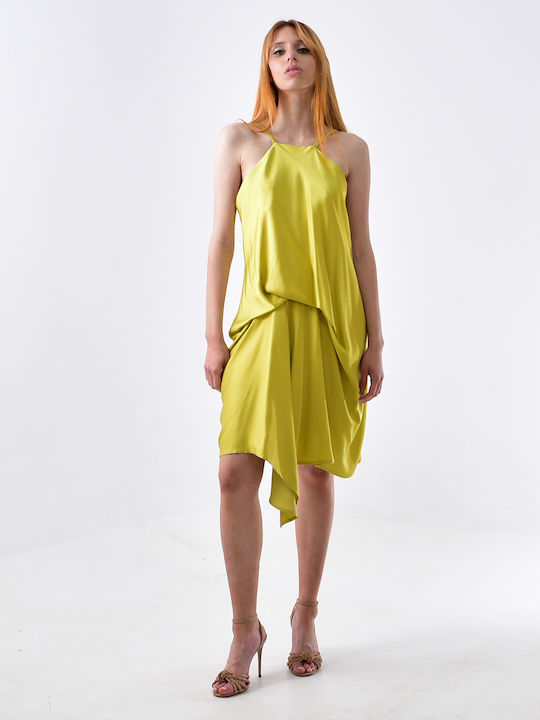 LOTUS EATERS DRESS LIME - Z6 VRADI LIME