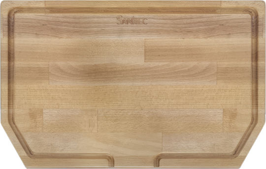 Sanitec No 12 Плот за рязане Дърво Natural Wood 46.5x29.5см 1бр