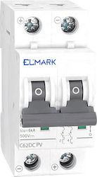 Elmark 2-Poles Automatic Circuit Breaker 10A 41265