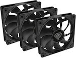 Natec Oxal 120 Case Fan με Σύνδεση 3-Pin 3τμχ