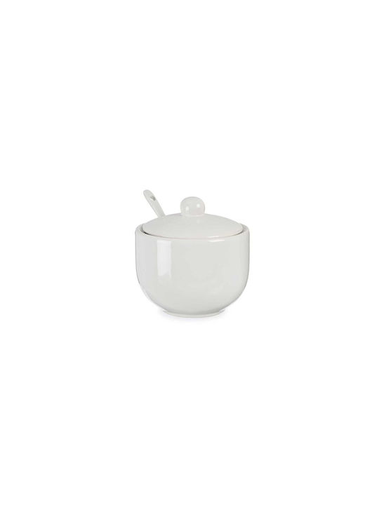 Aria Trade Ceramic Sugar Bowl White