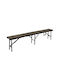 Bench Outdoor Rattan 180x25x43cm