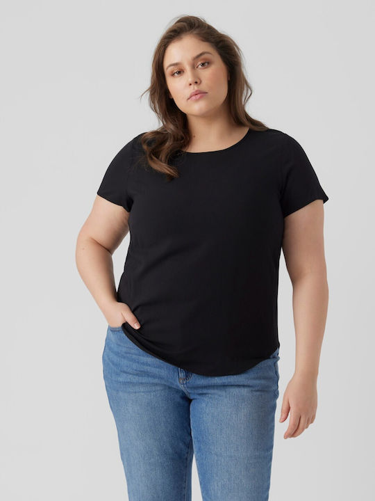 Vero Moda Γυναικείο T-shirt Μαύρο