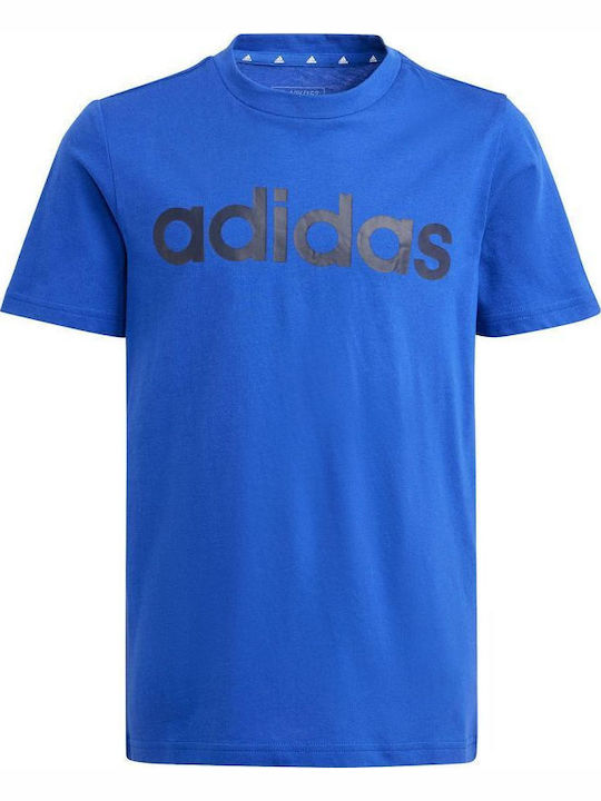 adidas Παιδικό T-shirt Μπλε Essentials Linear