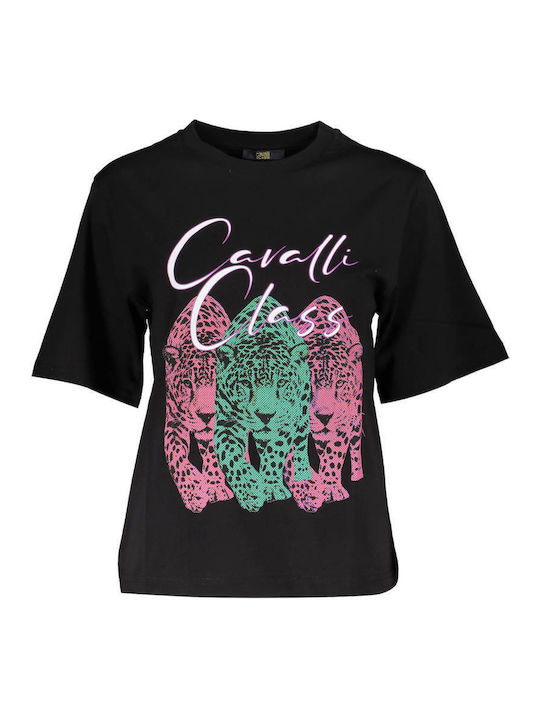 Roberto Cavalli Damen T-shirt Schwarz