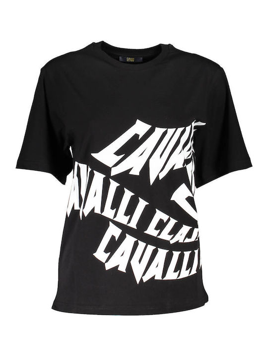 Roberto Cavalli Γυναικείο T-shirt Μαύρο