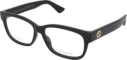 Gucci Plastic Eyeglass Frame Black GG1341O 001