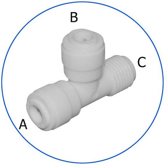 Aqua Filter Safety Lock Adapter for Water Filters AQ-A4MT4-W