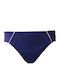 0910021 Ανδρικό Μαγιό Slip Navy Μπλε